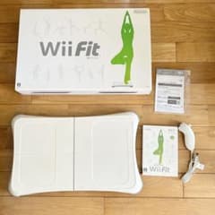 新品センサーバー付き＋Wii＋バランスボード＋ソフト＋ヌンチャク Wii Fit バランスボード+Wii fitソフト＋ヌンチャク - メルカリ