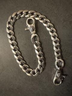 ウォレットチェーン 925刻印有り シングルクロス ウォレットチェーン 925刻印 クロス - メルカリ