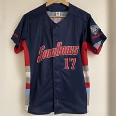 Majestic 東京ヤクルトスワローズ 清水昇選手 ユニフォーム Lサイズ 東京ヤクルトスワローズ 清水昇 CREWユニホーム M マジェスティック