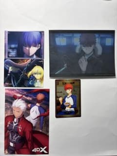 Fate/stay night 카드 3장 엽서 2장