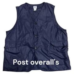 ポストオーバーオールズ Waxy Taffeta Navy XL 2024SS - メルカリ