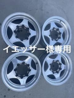 16インチ シルバー 5スポーク アルミホイール 8H×165.1 - メルカリ