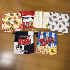 食品パッケージ風 巾着・ミニタオル まとめ売りのサムネイル