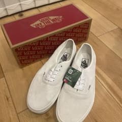 vans メンズスニーカー新品未使用 authentic スエード　白のサムネイル