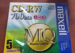 データ用　CD-RW 700MB 5packのサムネイル