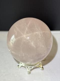 12芒星 スターローズクォーツ スフィア 丸玉 天然石 | Mercari