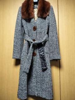 ヴィンテージDOLCE & GABBANA ドルチェ＆ガッパーナファー付コート 