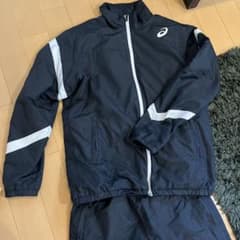 blue A様専用asicsウインドブレーカー上下のサムネイル