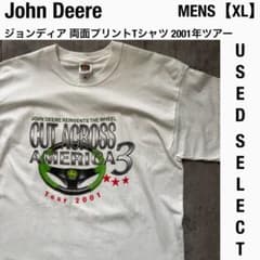 【US古着】00s ジョンディア 両面プリントTシャツ 2001年ツアー XL
