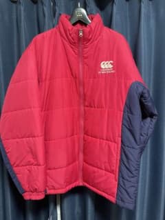 CANterbury キルティングジャンパー ピンク/ネイビーのサムネイル
