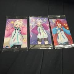 ホロライブ ウエハース　vol.5 3枚セット モココ　ビジュー　エリザベスのサムネイル