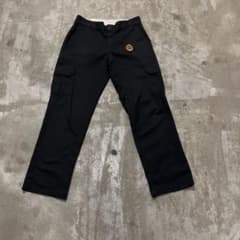 ブラックカーゴパンツ　ディッキーズ　古着のサムネイル