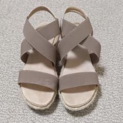 ♥美品♥【サンダル】ウェッジソール　ゴムのサムネイル