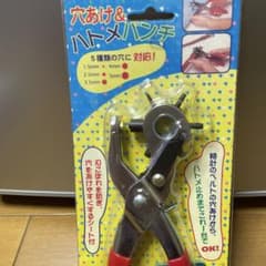 多機能穴あけ工具 5サイズ対応！穴あけ&ハトメパンチのサムネイル