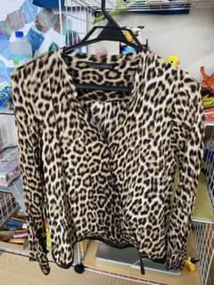 専用　ZARA レオパード柄ブラウスのサムネイル