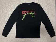 DIESEL ブラック 長袖シャツ ロンT y2k dripのサムネイル