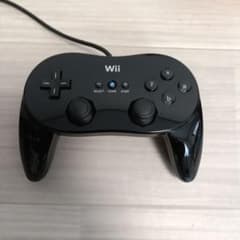 Nintendo Wii クラシックコントローラー ブラック 本体のサムネイル