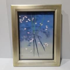 高橋浩規　絵画　「なごり花」　F4 日本画 高橋浩規 絵画 「なごり花」 F4 日本画 - メルカリ