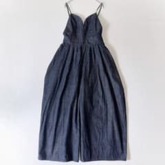 未使用級ꕥイウエンマトフ ドラマ 松本若菜さん着用 デニムビスチェサロペット 未使用級ꕥイウエンマトフ ドラマ 松本若菜さん着用 デニム