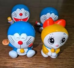 1995年 バンダイ ドラえもんくらぶ フィギュア 4種セット ソフビ人形