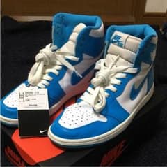 nike jordan ジョーダン UNC ノースカロライナ US8 26のサムネイル