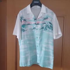 今月中 Pacific Paradise アロハシャツ 半袖 パームツリー柄のサムネイル