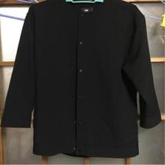 消し56様専用 ノーカラースナップシャツ (七分丈)のサムネイル