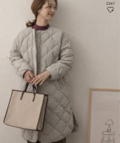 mimiming様専用☆アーバンリサーチドアーズ☆キルトダウンコートのサムネイル