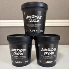 LUSH ラッシュ アメリカンクリーム ボディローション 225g 3個 - メルカリ