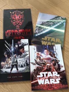 영화 스타워즈 팜플렛 4권 세트
