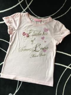 メゾピアノ mezzo piano ハート♪ 半袖Tシャツ M(150)のサムネイル