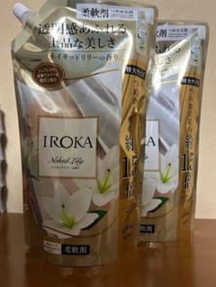 IROKA ネイキッドリリーの香り 柔軟剤 詰替用 650ml × 2個のサムネイル