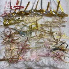 水引 33点まとめ売り 結婚式 ご祝儀袋 ハンドメイド素材 リメイクのサムネイル