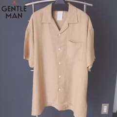 mr.gentleman 夏生地 リネン 開襟オープンカラーボタンシャツのサムネイル