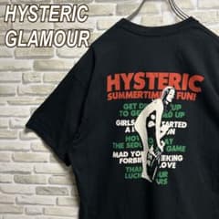 292【希少XLサイズ】ヒステリックグラマー☆ビッグロゴ入手困難半袖T
