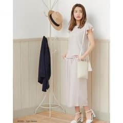 レディース セットアップ★ フレアパンツ ショルダーフレアトップスのサムネイル