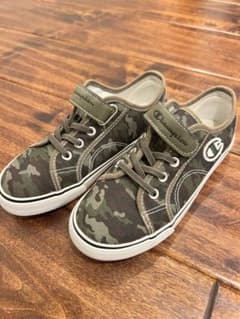 Champion キッズ スニーカー 19cm 迷彩 カモフラ 未使用のサムネイル