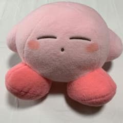 カービーのぬいぐるみ、ピンク色、横42cm、高さ、32cm、厚み、23cmです。のサムネイル