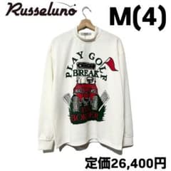 ラッセルノ ゴルフ バギーカート ルーズフィット モックネック