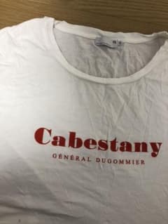 白Ｔシャツ　赤ロゴ　Ｔシャツのサムネイル