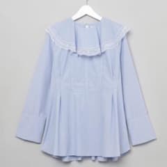 美品】セルフォード CELFORD スカラップブラウス 長袖 - メルカリ