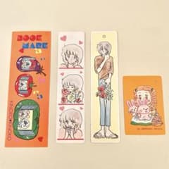 りぼん付録 ブックマーク 4種セット 高橋由香利 赤座ひではる みをまことのサムネイル