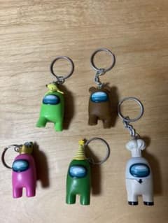 アモングアス（Among Us）キーチェーン　5個セットのサムネイル