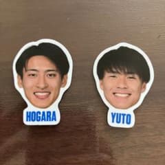 栃木SC選手 HOGARA & YUTO 顔型ステッカーセットのサムネイル
