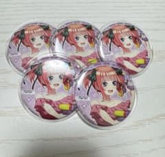 五等分の花嫁 まねきねこ 缶バッジ 中野二乃 水着 5点 - メルカリ
