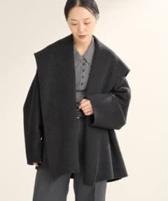 【plage】ハミルトン DRAPE MIDDLE コート36 アイボリー plage ハミルトン DRAPE MIDDLE コート - メルカリ