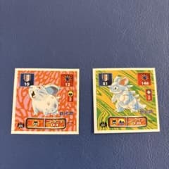 ポケットモンスター ニドラン♀ ニドクイン シール 2枚セットのサムネイル
