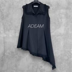 極美品✨ ADEAM アシンメトリー フリル ノースリーブ ブラウス 