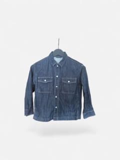 UNIQLOキッズ デニムジャケット Gジャン インディゴのサムネイル