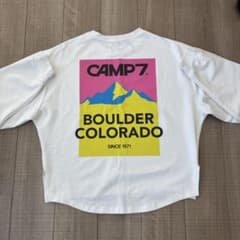 CAMP7トレーナー長袖白ホワイトメンズMのサムネイル